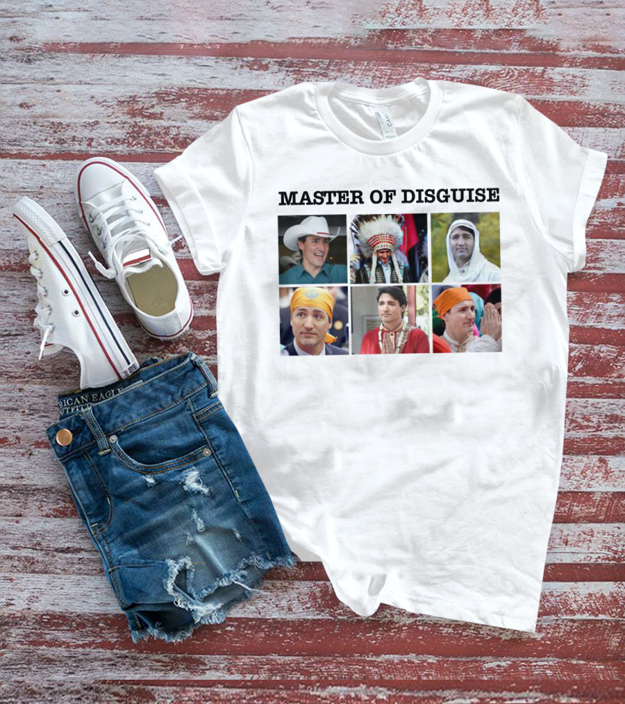 Master Of Disguise Collection Featuring Various Cultural Attire T-Shirt