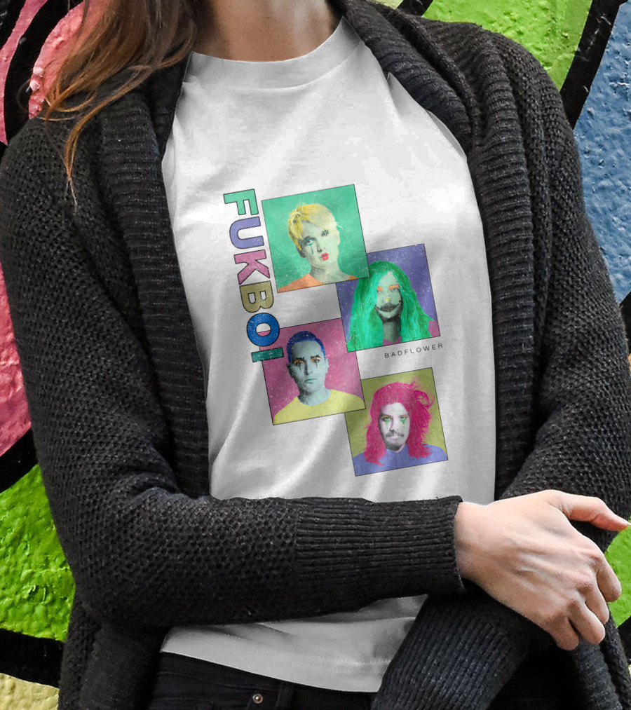 Badflower Fukboi Colorful Portraits T-Shirt