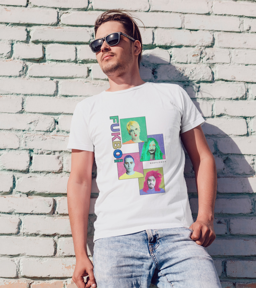 Badflower Fukboi Colorful Portraits T-Shirt