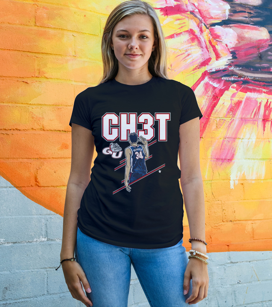 CH3T Gonzaga Holmgren 34 GU Bulldogs T-Shirt