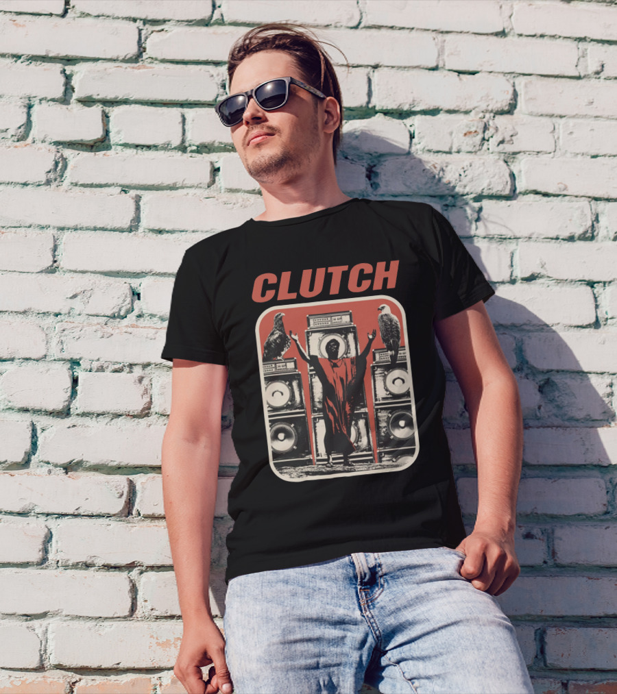 CLUTCH Amplified Avian Icons Scene T-Shirt