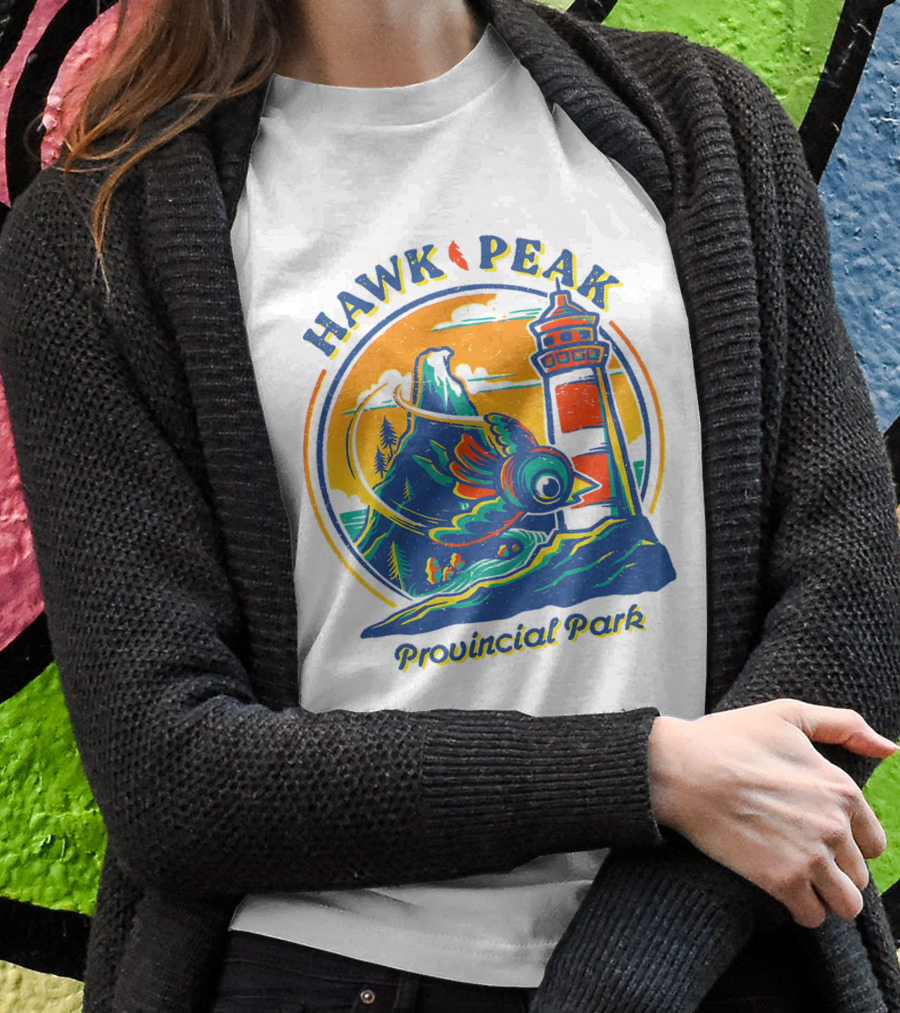 Hawk Peak Provincial Park Fangamer Merch T-Shirt
