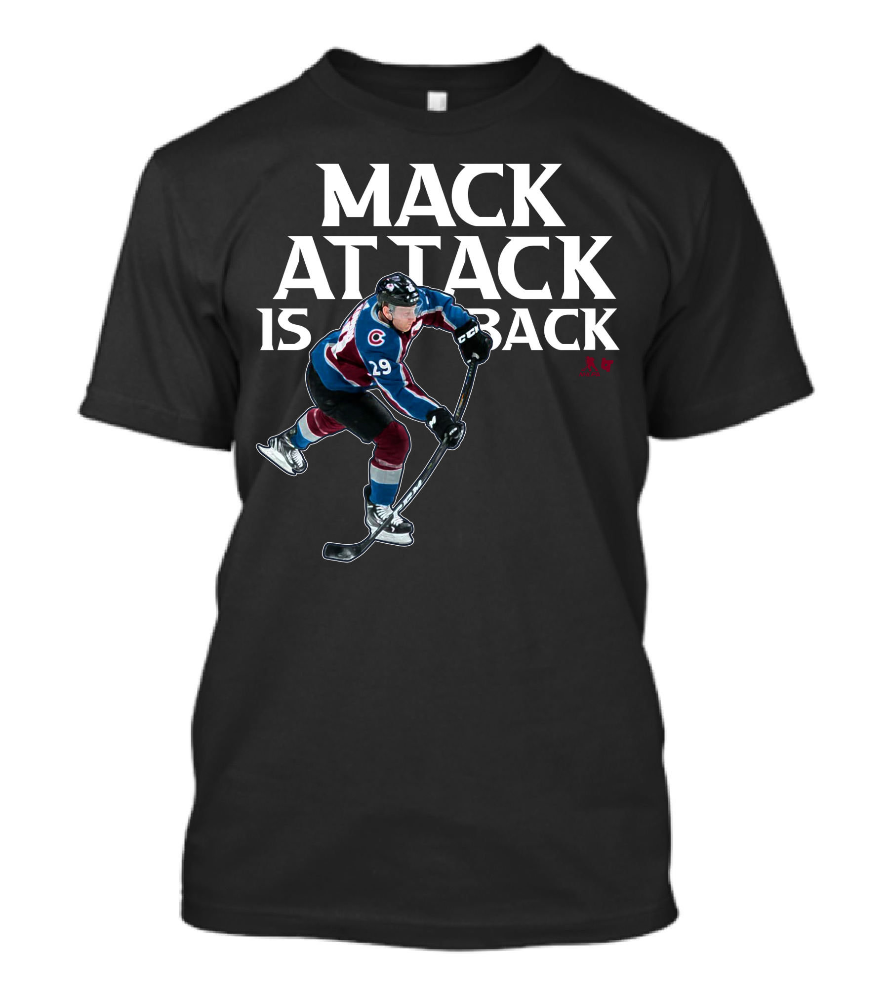 Mack Attack Is Back Nathan MacKinnon Hockey 29 T-Shirt
