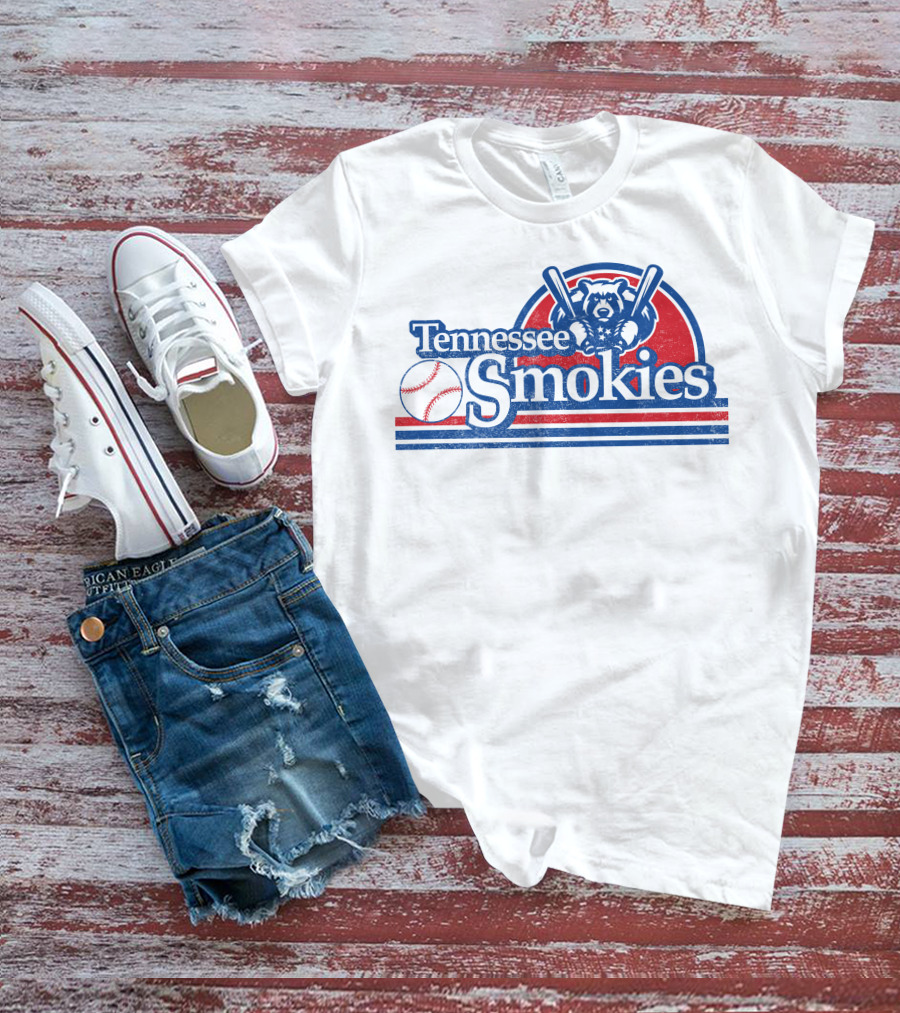 Tennessee Smokies Bear Baseball Retro T-Shirt