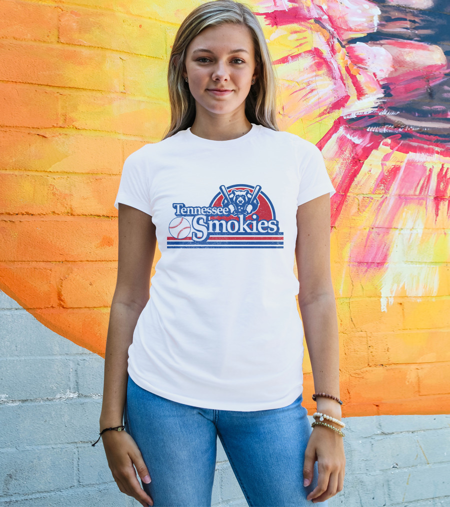 Tennessee Smokies Bear Baseball Retro T-Shirt
