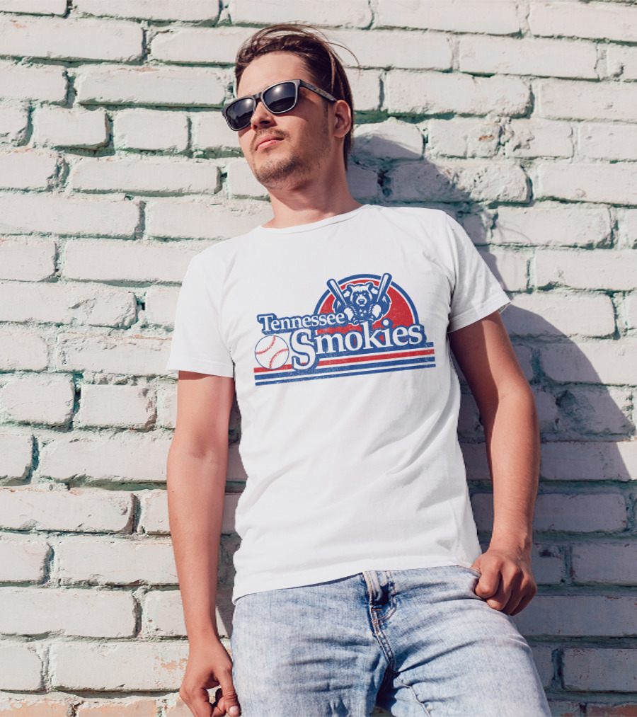 Tennessee Smokies Bear Baseball Retro T-Shirt