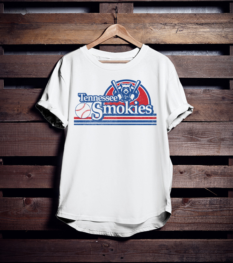 Tennessee Smokies Bear Baseball Retro T-Shirt