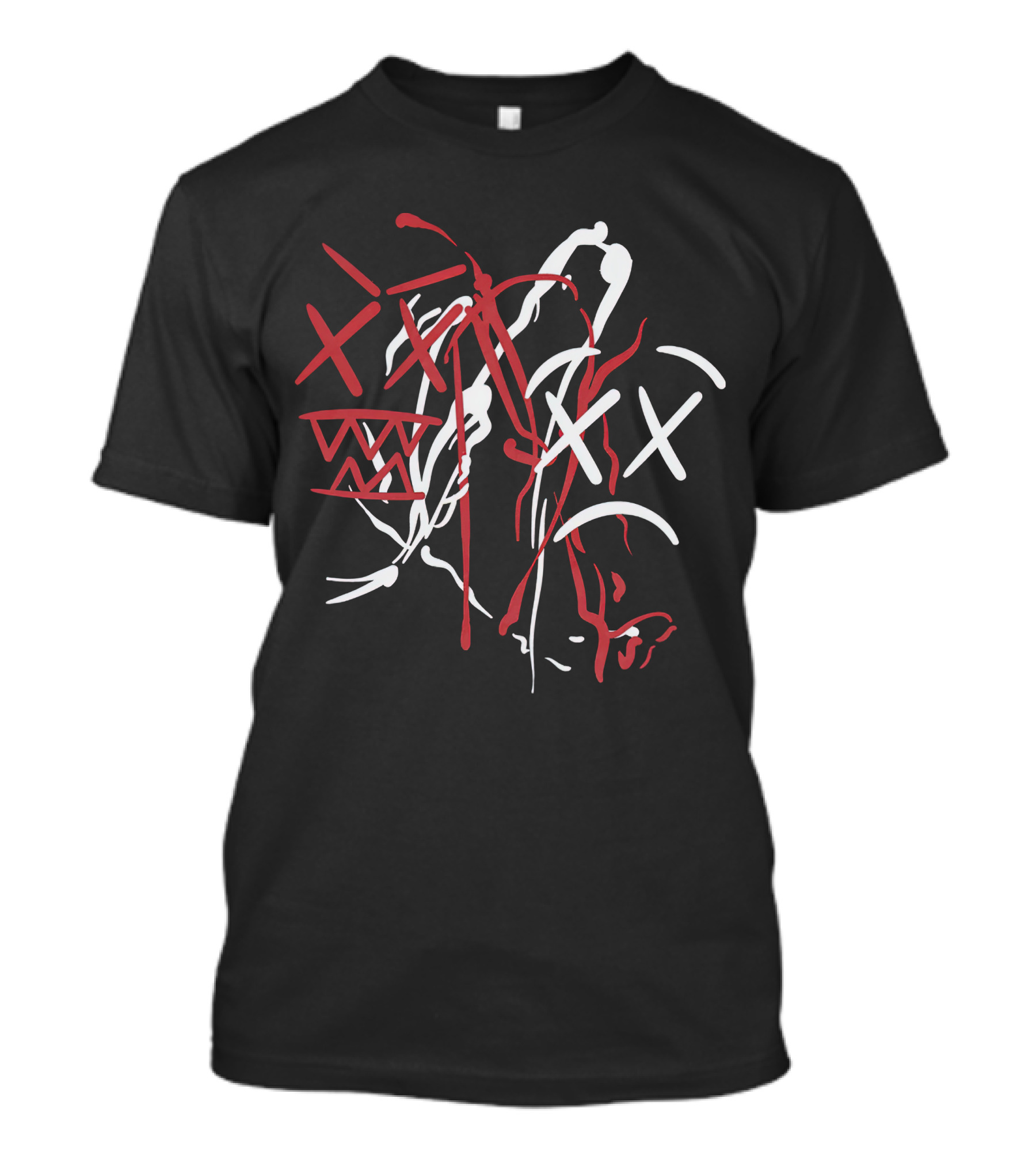 DC The Don Merch Abstract Scribble Faces T-Shirt