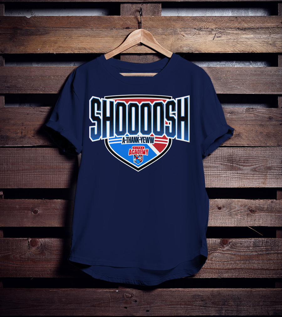 Alpha Academy Shoooosh A Thank Yeww Shield T-Shirt