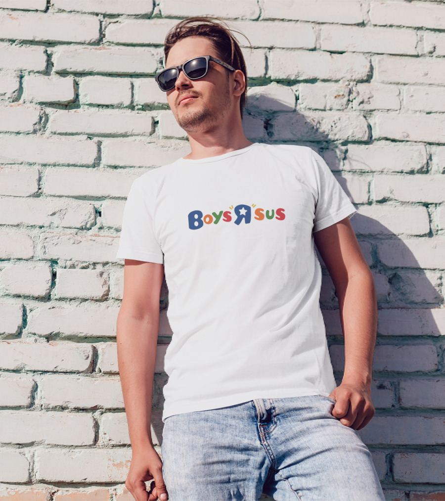 Boys R Sus Parody Featuring Classic Toy Store T-Shirt