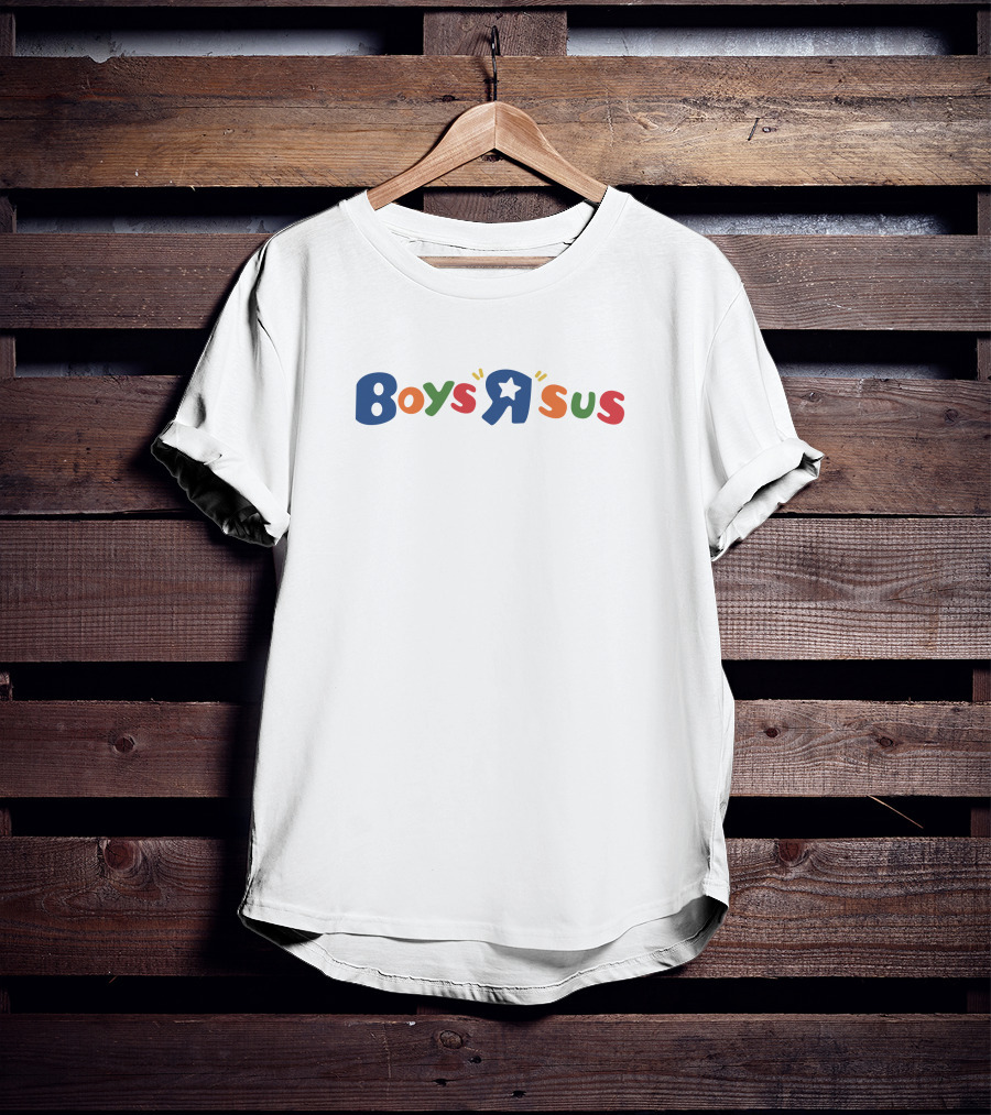 Boys R Sus Parody Featuring Classic Toy Store T-Shirt