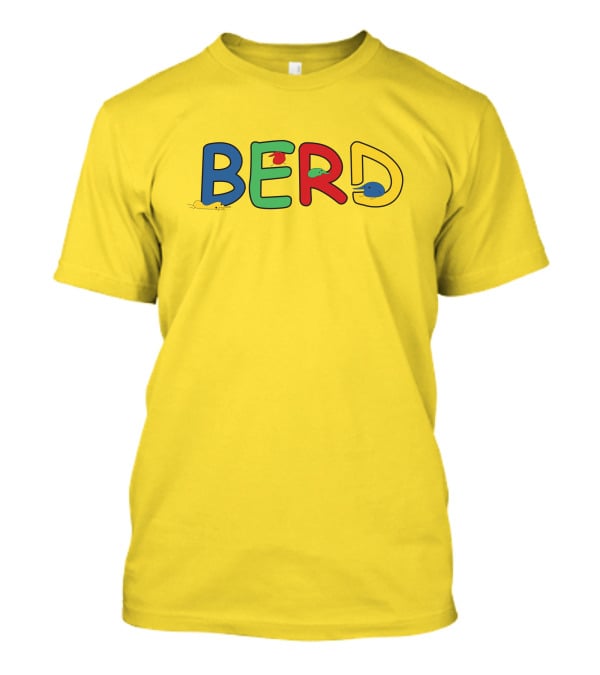 BERD Colorful Text With Mice Accents T-Shirt