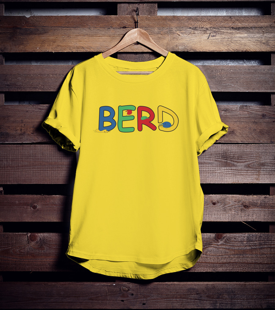 BERD Colorful Text With Mice Accents T-Shirt