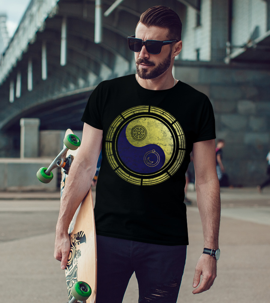 Dimension 20 Yin Yang Symbol With Intricate Circular T-Shirt