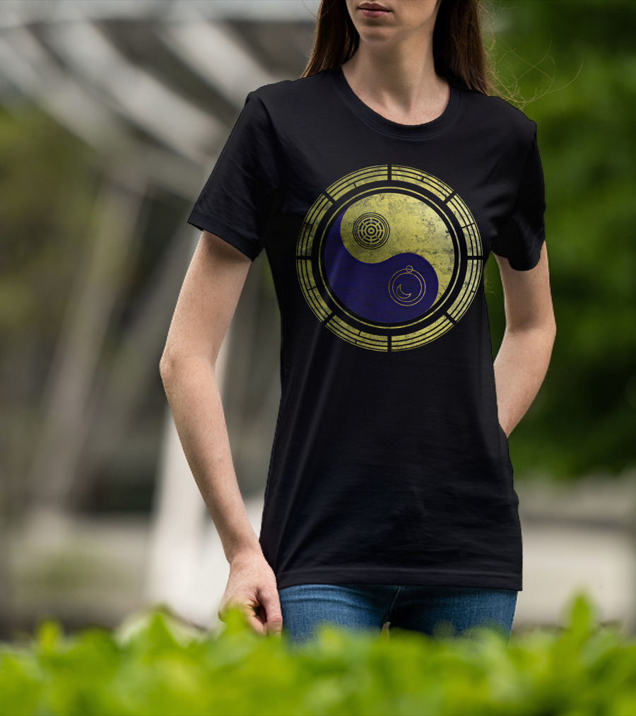 Dimension 20 Yin Yang Symbol With Intricate Circular T-Shirt