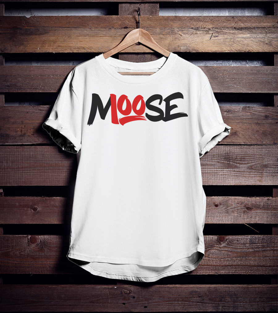 Moosecraft Merch Moose Red T-Shirt