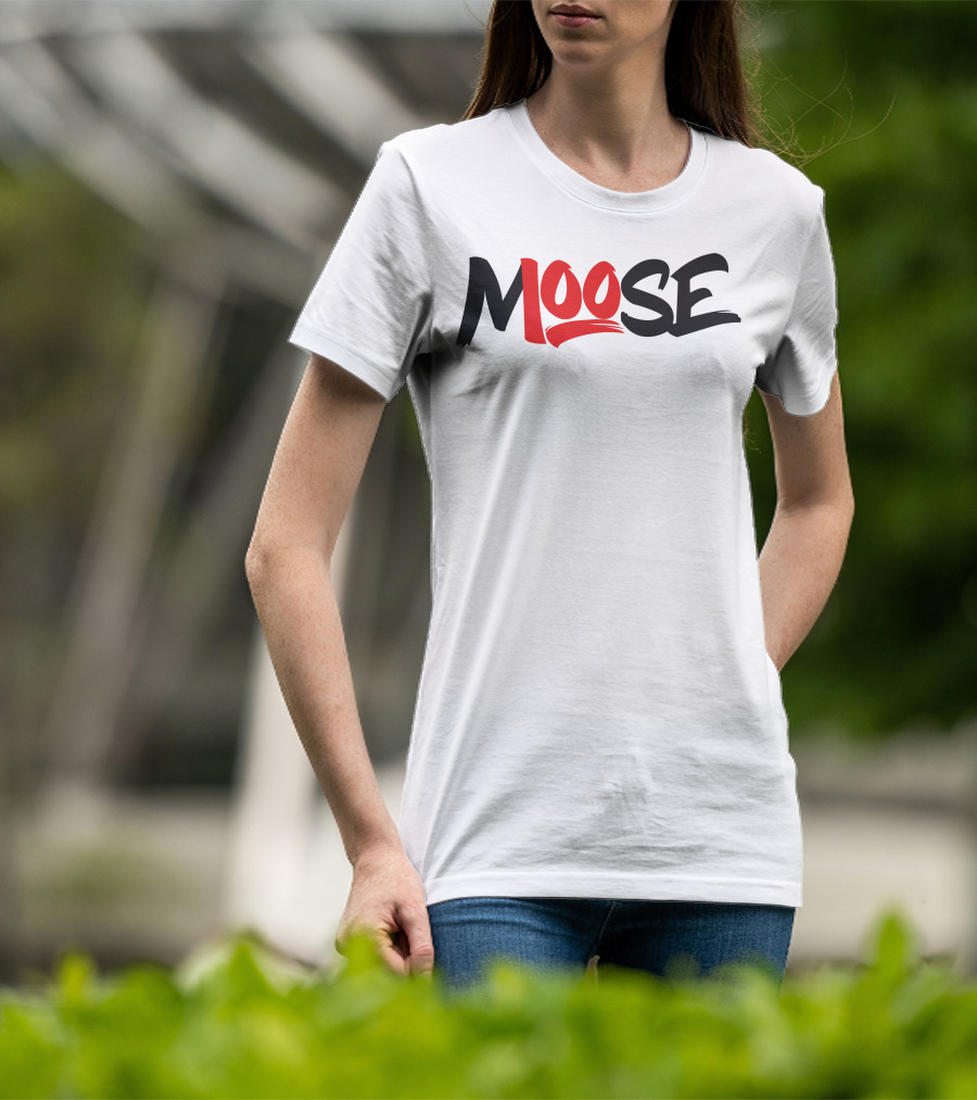 Moosecraft Merch Moose Red T-Shirt