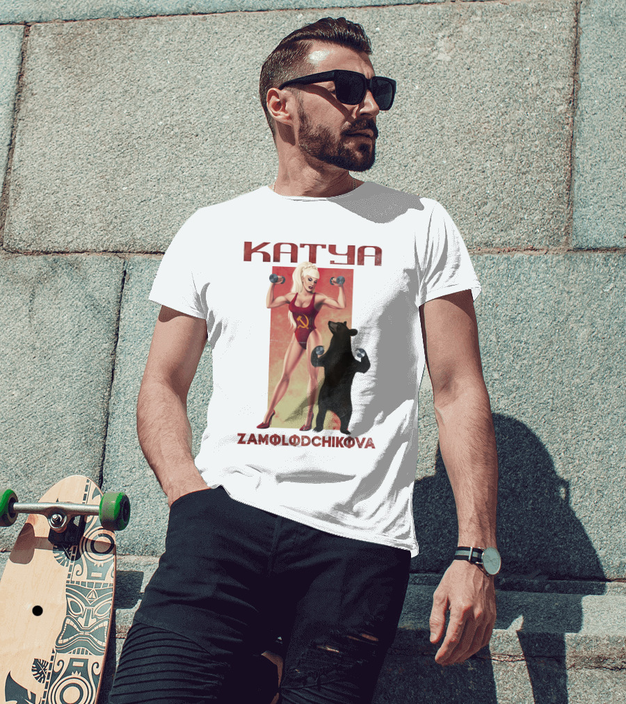 Katya Zamolodchikova Fitness Soviet Bear T-Shirt