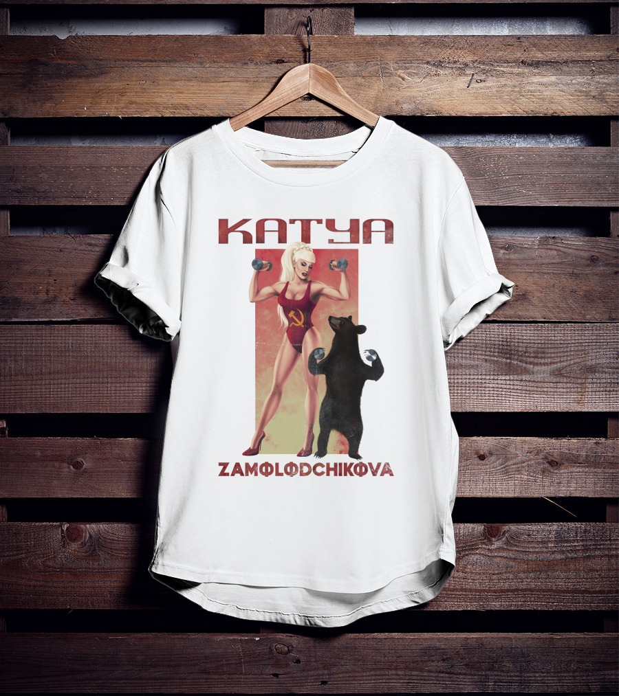 Katya Zamolodchikova Fitness Soviet Bear T-Shirt