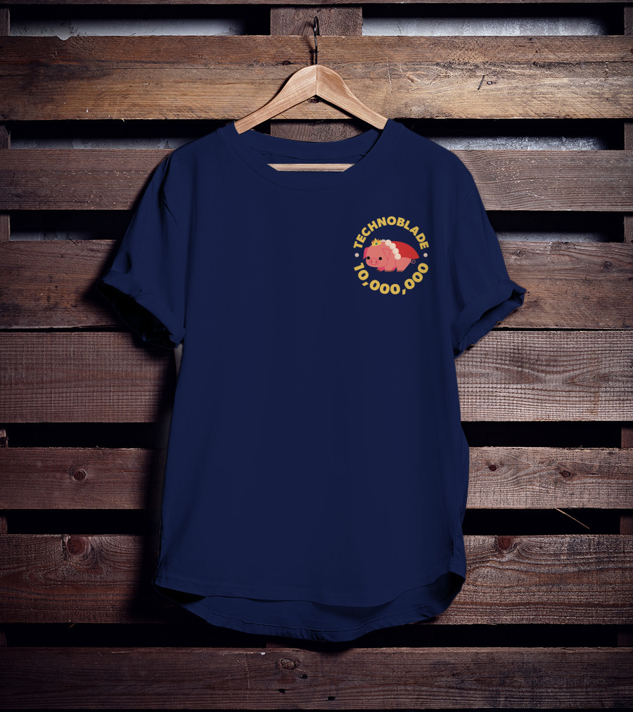 Technoblade 10,000,000 Pig Crown T-Shirt