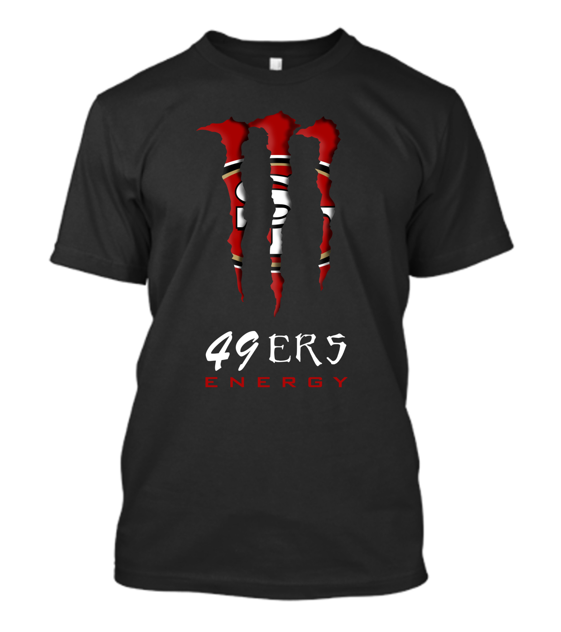 49Ers Energy Monster Claw T-Shirt