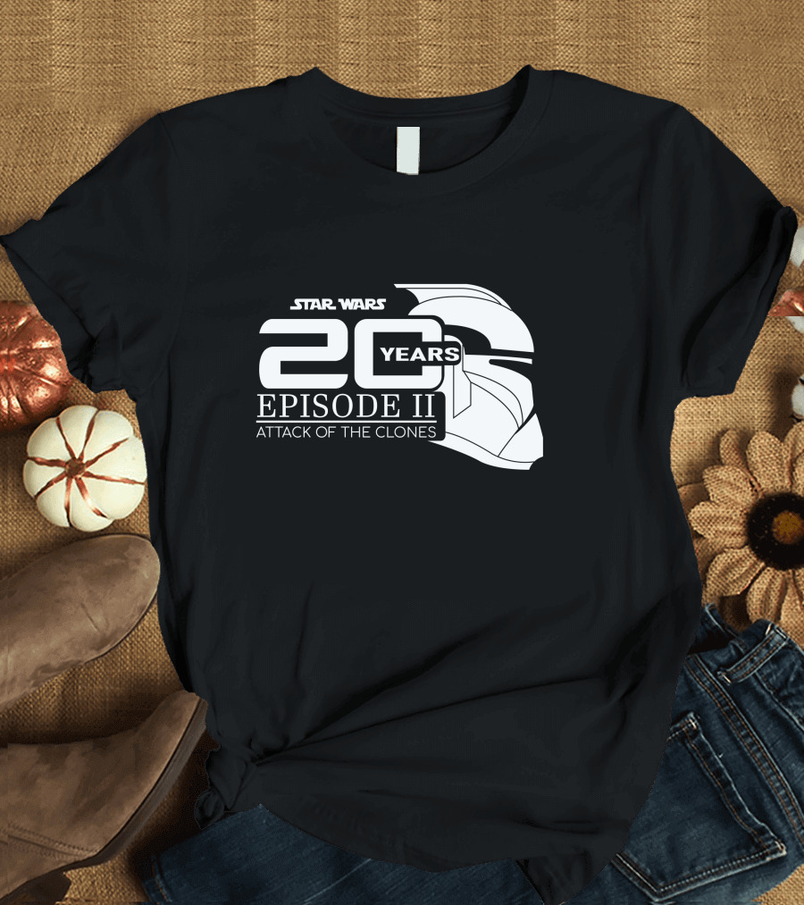 Star Wars Episode II Attack Of The Clones 20 Years T-Shirt