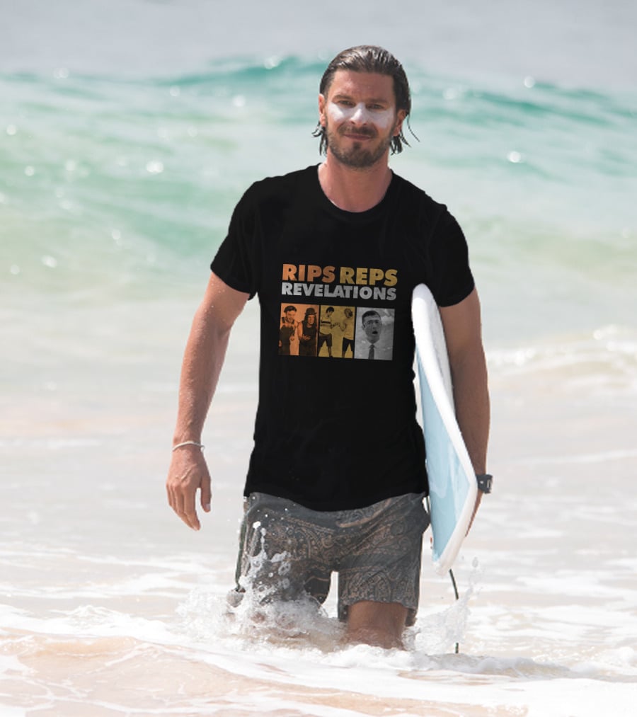 Letterkenny Problems Rips Reps Revelations Black And White And Color Characters T-Shirt