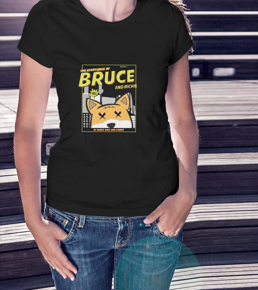 The Aventures Of Bruce And Richie Edition 2 By Dashy Rich And Lonely T-Shirt