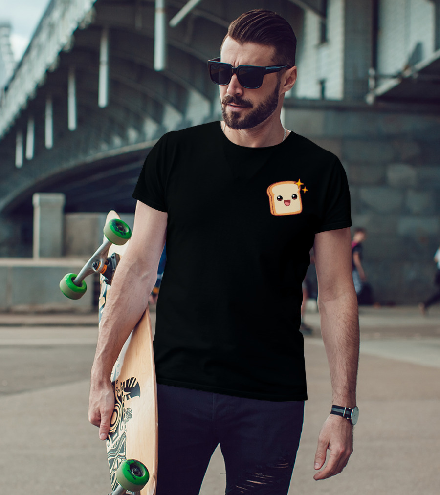 SP33DY X SIDEARMS FRIENDSHIP BREAD LIMITED TIME Toast Emoji T-Shirt