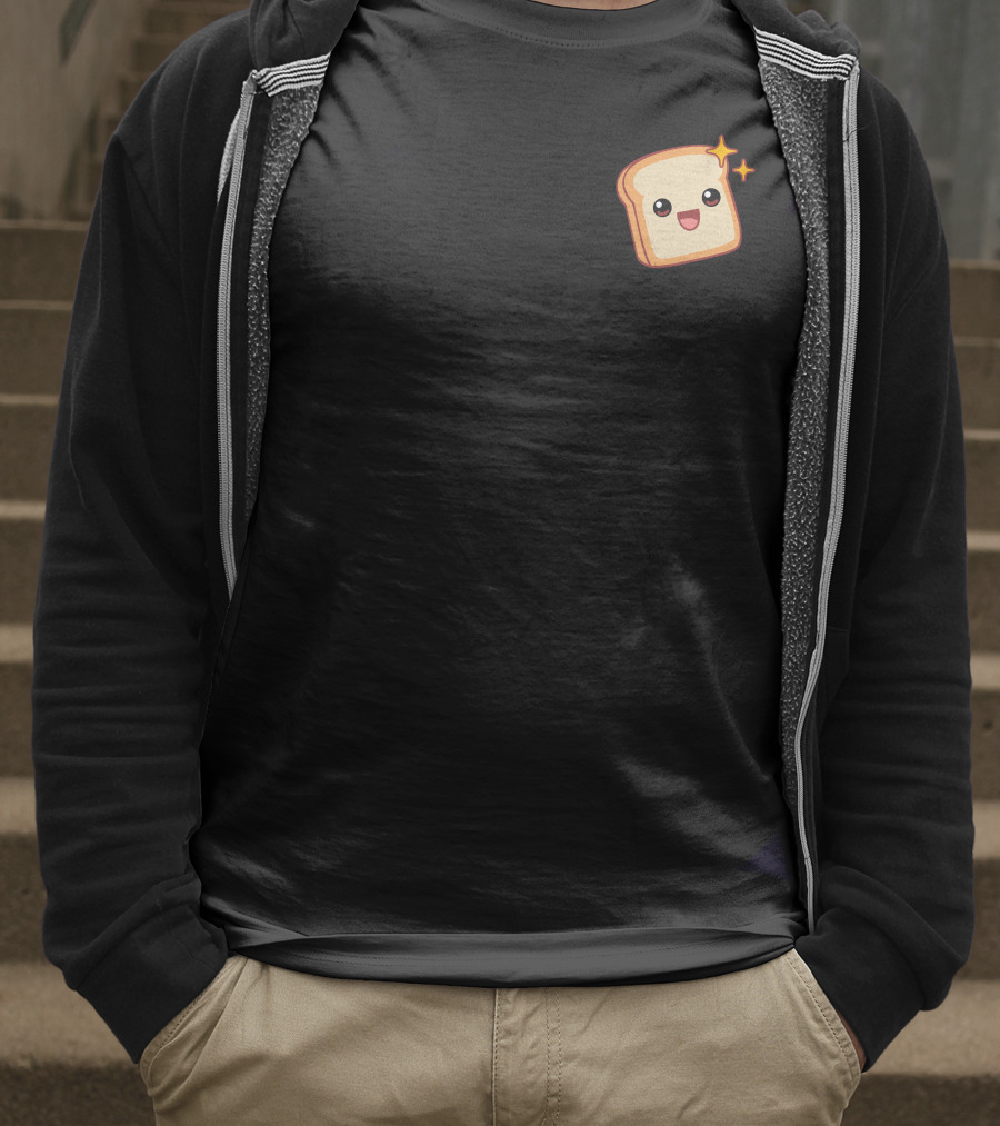 SP33DY X SIDEARMS FRIENDSHIP BREAD LIMITED TIME Toast Emoji T-Shirt