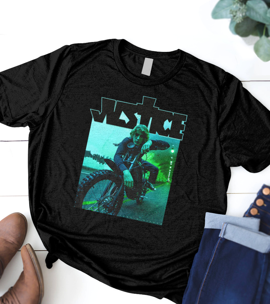 Justice Dirt Bike Photo Merch Justin Bieber T-Shirt
