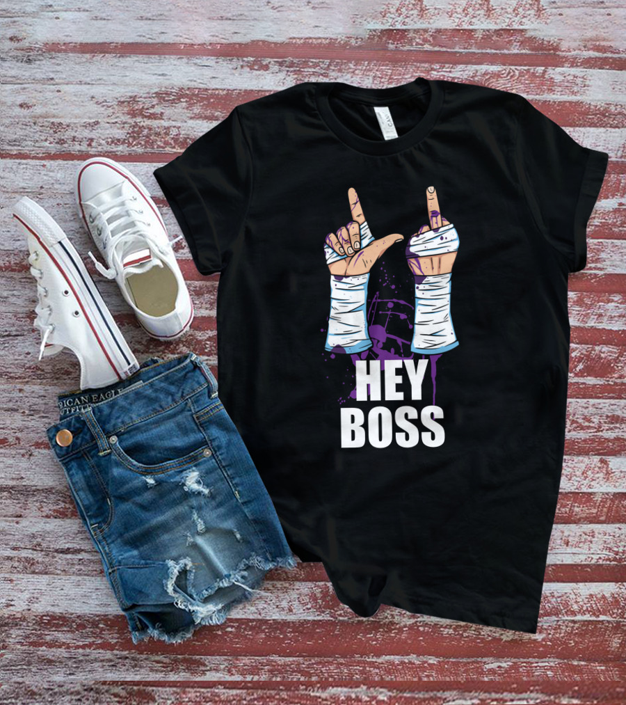 Hey Boss Matt Cardona Wrestling Hand Gesture T-Shirt