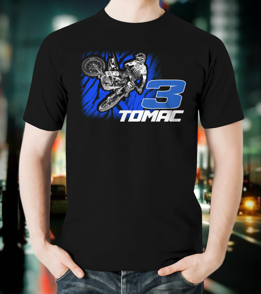 Eli Tomac 3 Motocross ET3 Merch T-Shirt
