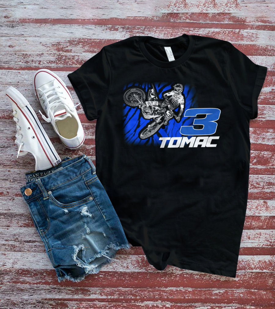 Tomac 3 Yamaha Motocross Racing Merchandise T-Shirt