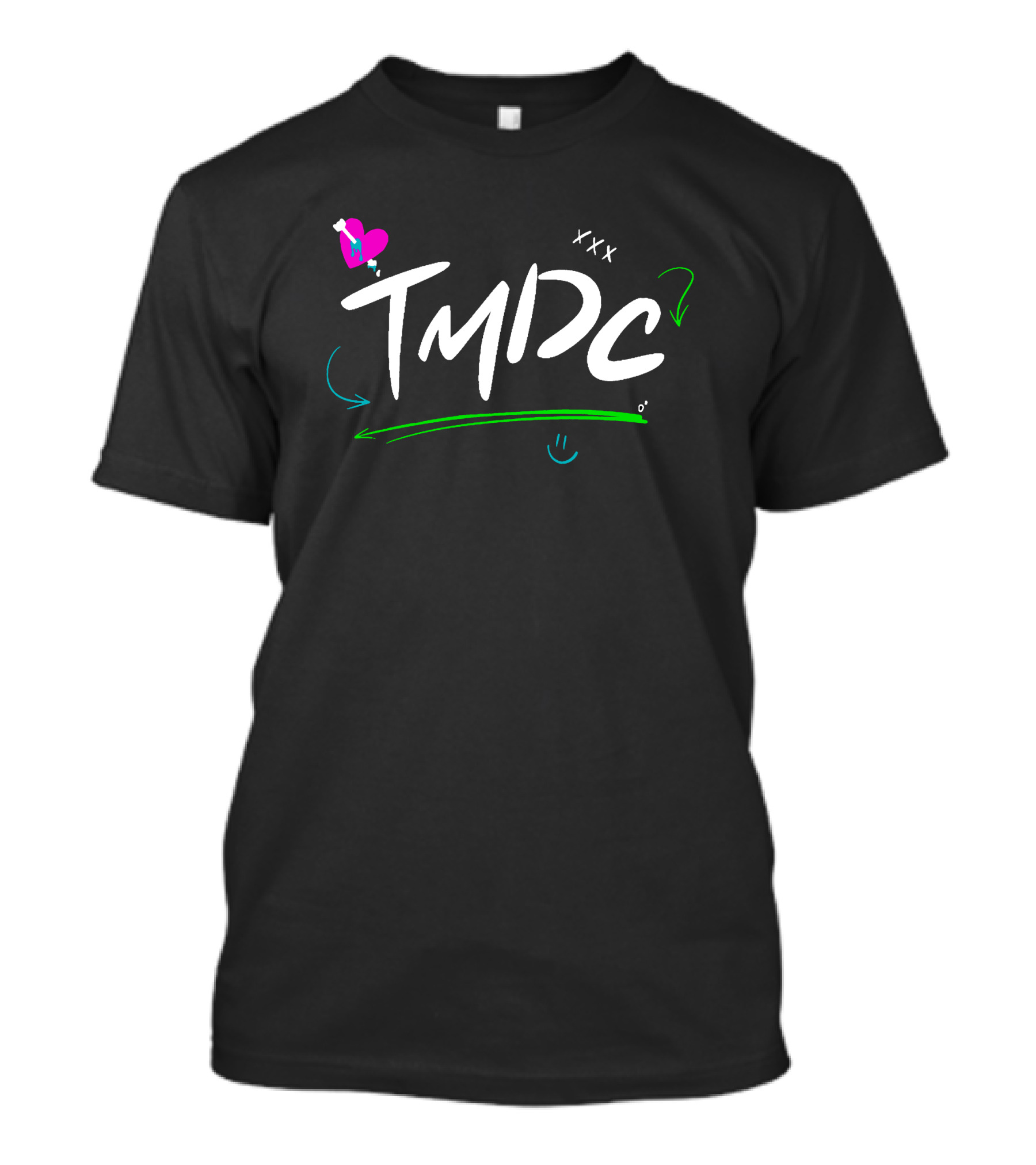 TMDC Heart Arrows Smiley XXX T-Shirt