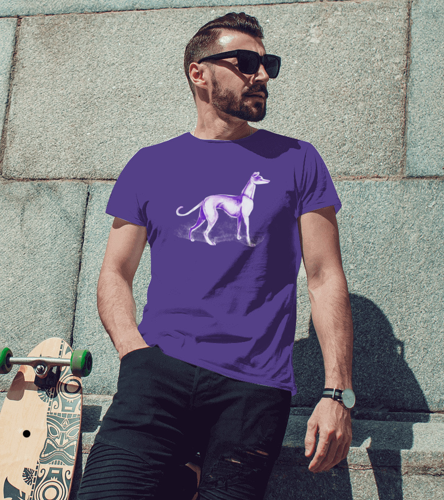 Jared Greyhound Purple T-Shirt