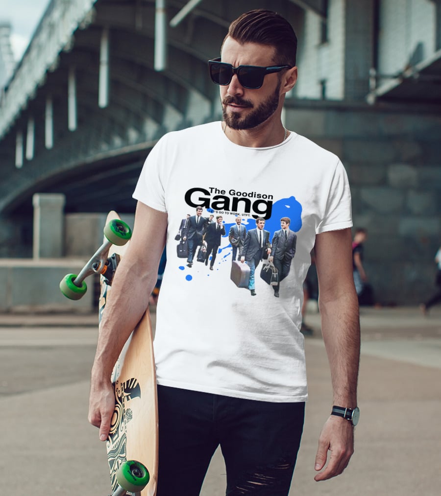 The Goodison Gang Let's Go To Work UTFT Toffee TV Merch T-Shirt
