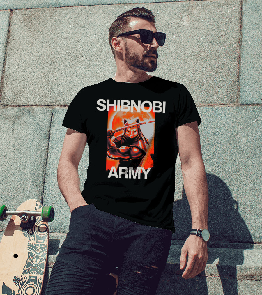 Shibnobi Army Shinja Merch Ninja Warrior T-Shirt