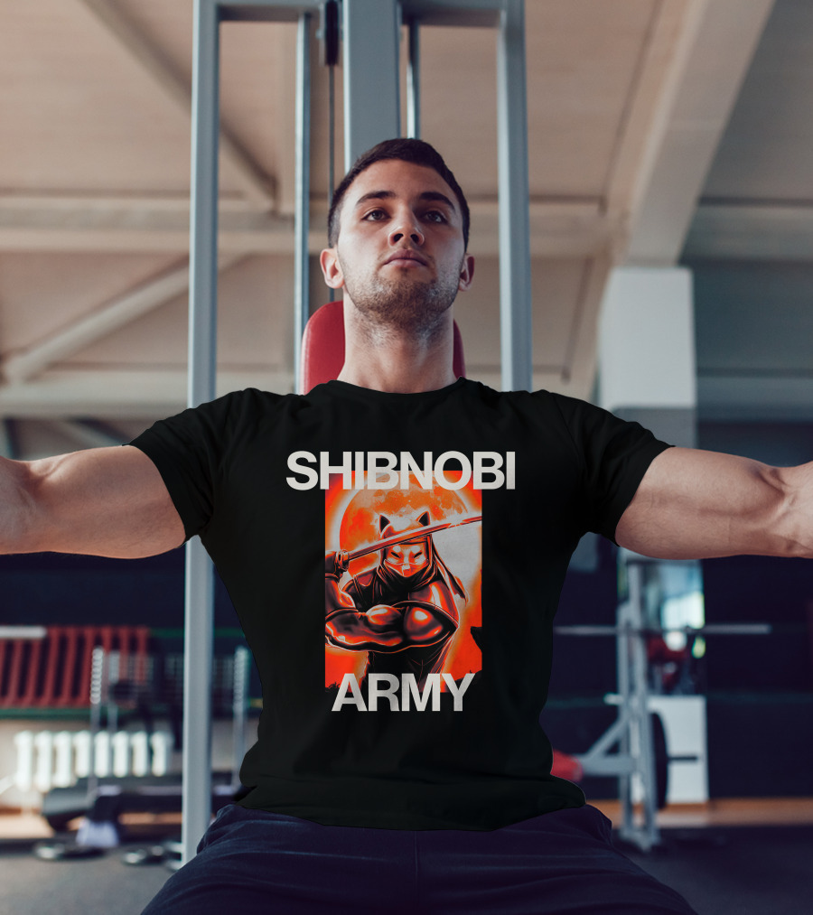 Shibnobi Army Shinja Merch Ninja Warrior T-Shirt