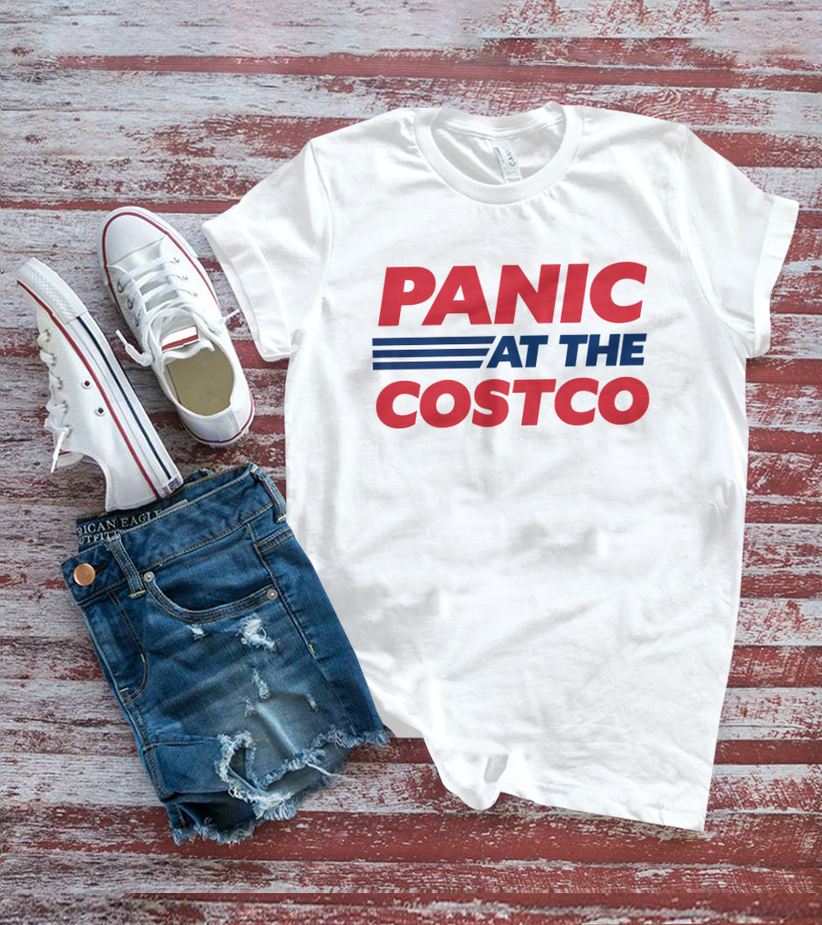 Panic At The Costco Trendy USA Playful Shopping T-Shirt