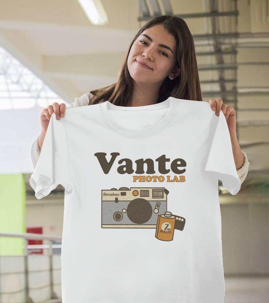 Vante Photo Lab Borahae 7Hr Photo Camera T-Shirt