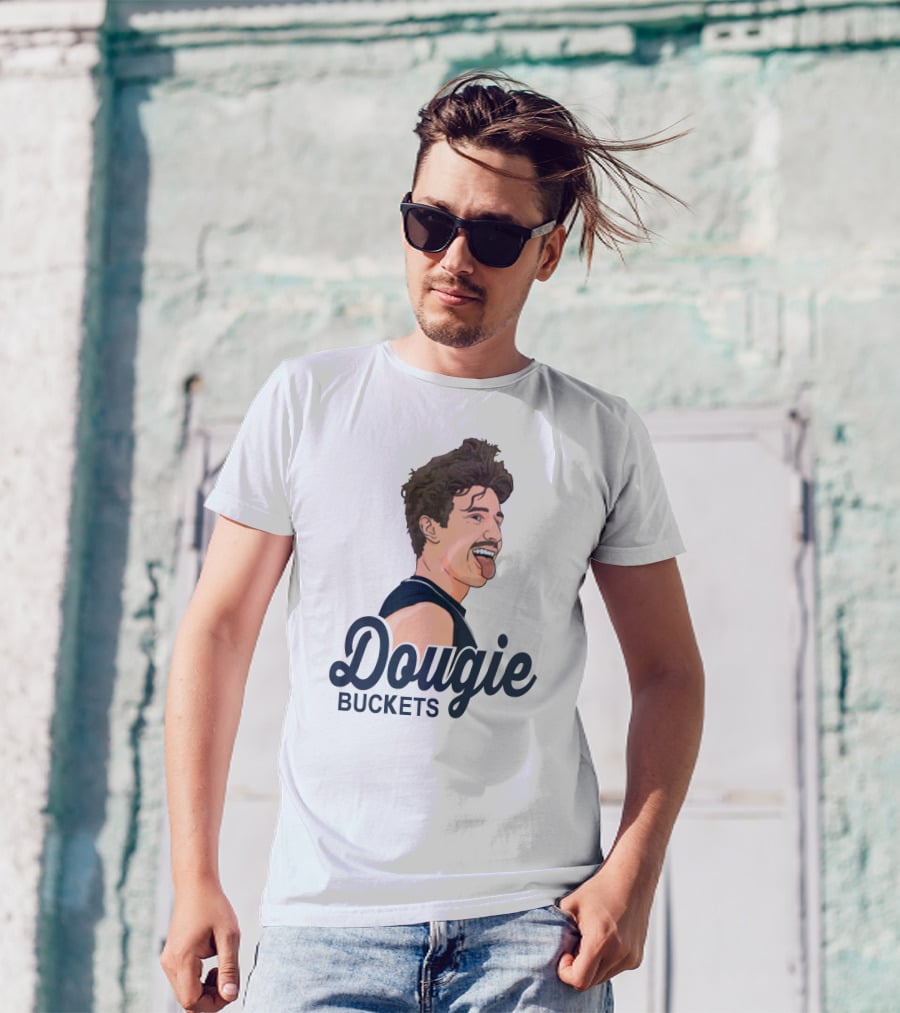 Peacocks Doug Edert Dougie Buckets T-Shirt