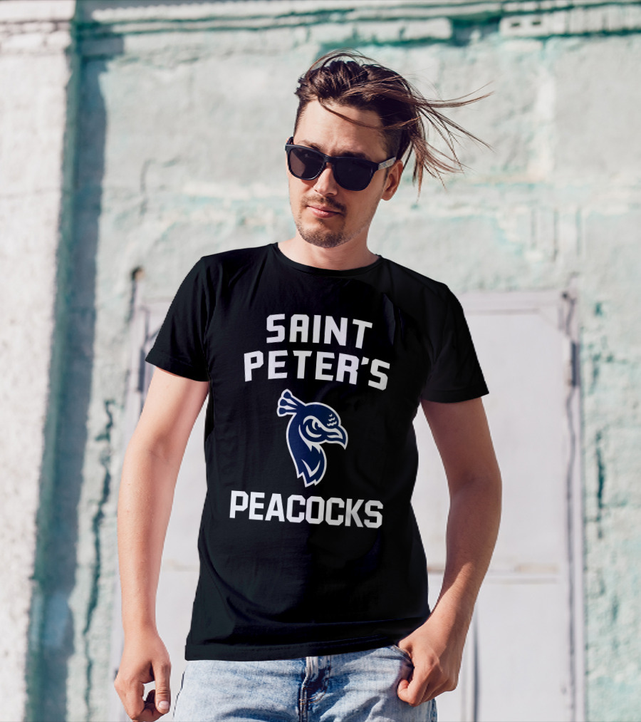 Saint Peter's Peacocks Eli Manning T-Shirt
