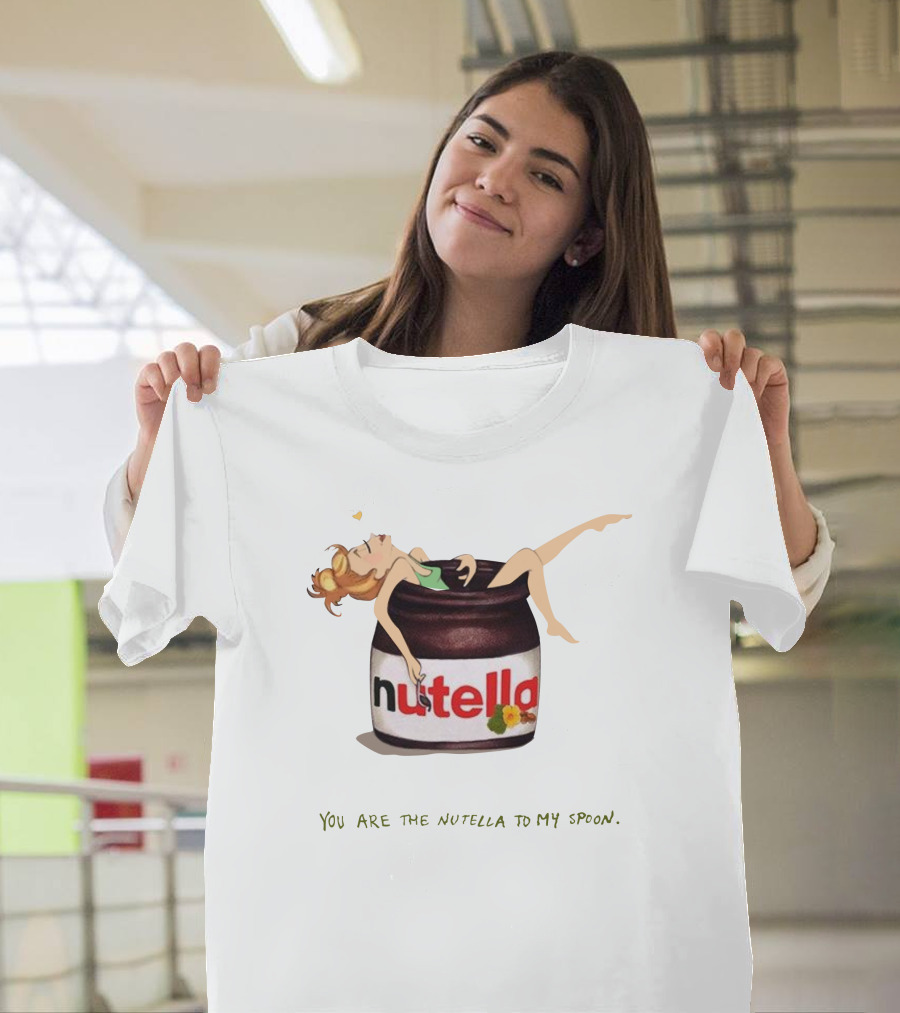 You Are The Nutella To My Spoon Nutella Jar Hugging T-Shirt
