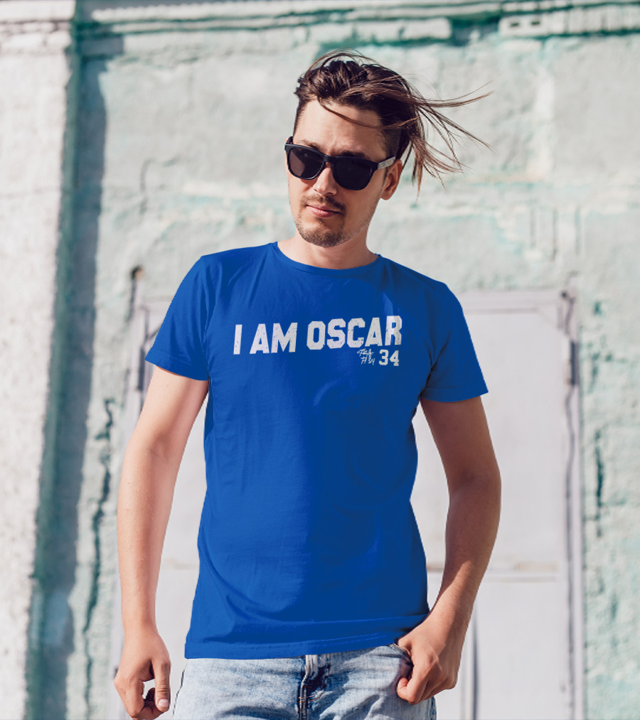 I Am Oscar Ha Se Wo 34 Royal T-Shirt