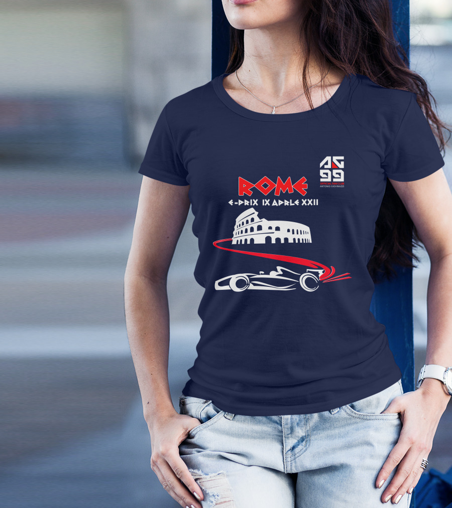 Rome E-Prix IX Aprile XXII AG99 Official Fan Club Antonio Giovinazzi T-Shirt