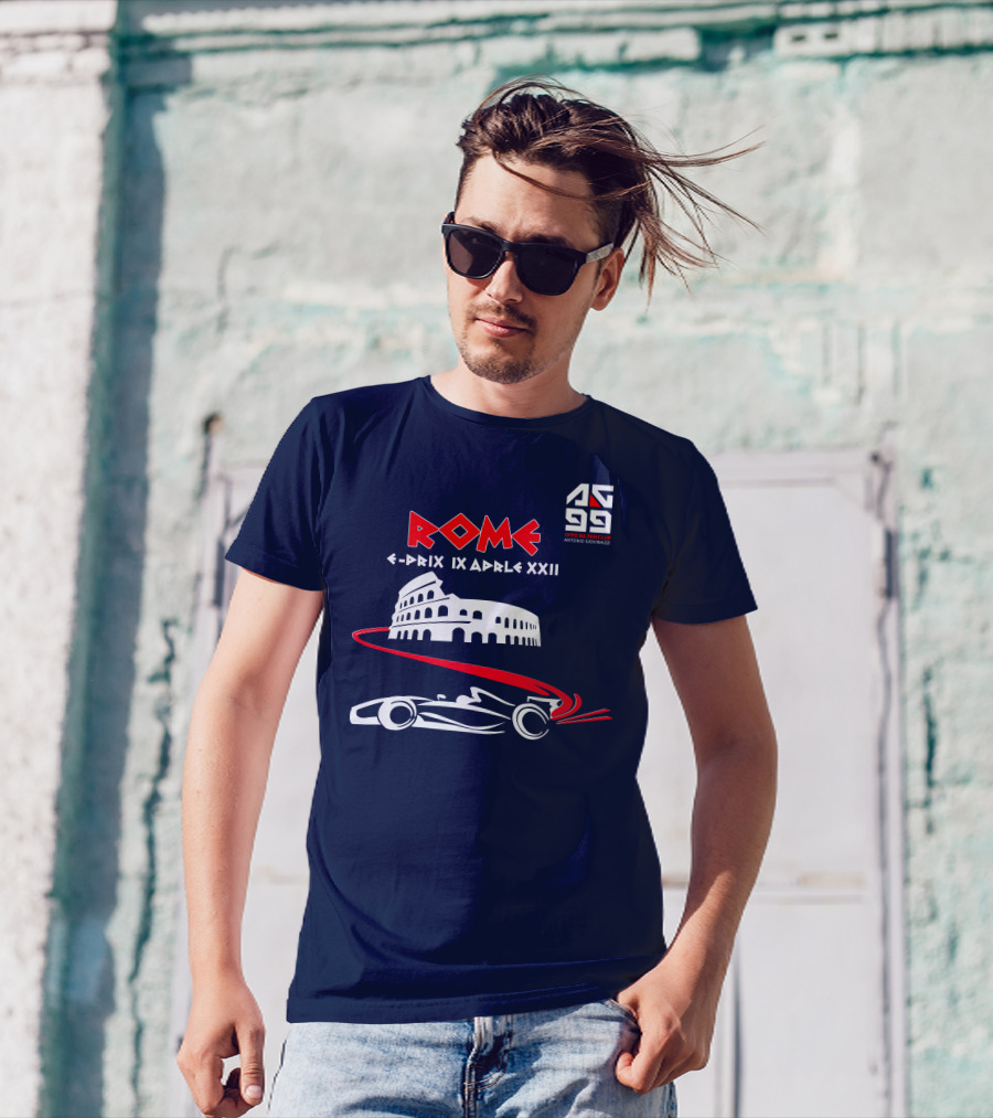 Rome E-Prix IX Aprile XXII AG99 Official Fan Club Antonio Giovinazzi T-Shirt
