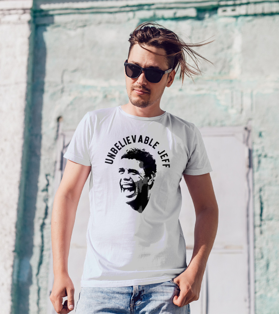 Unbelievable Jeff Iconic Laughing Face T-Shirt