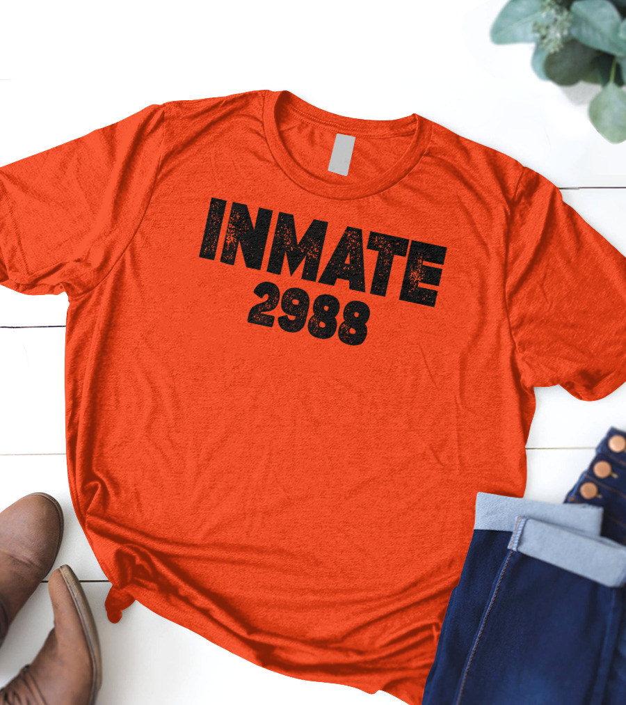 Inmate 2988 Boogie2988 Prison Number T-Shirt