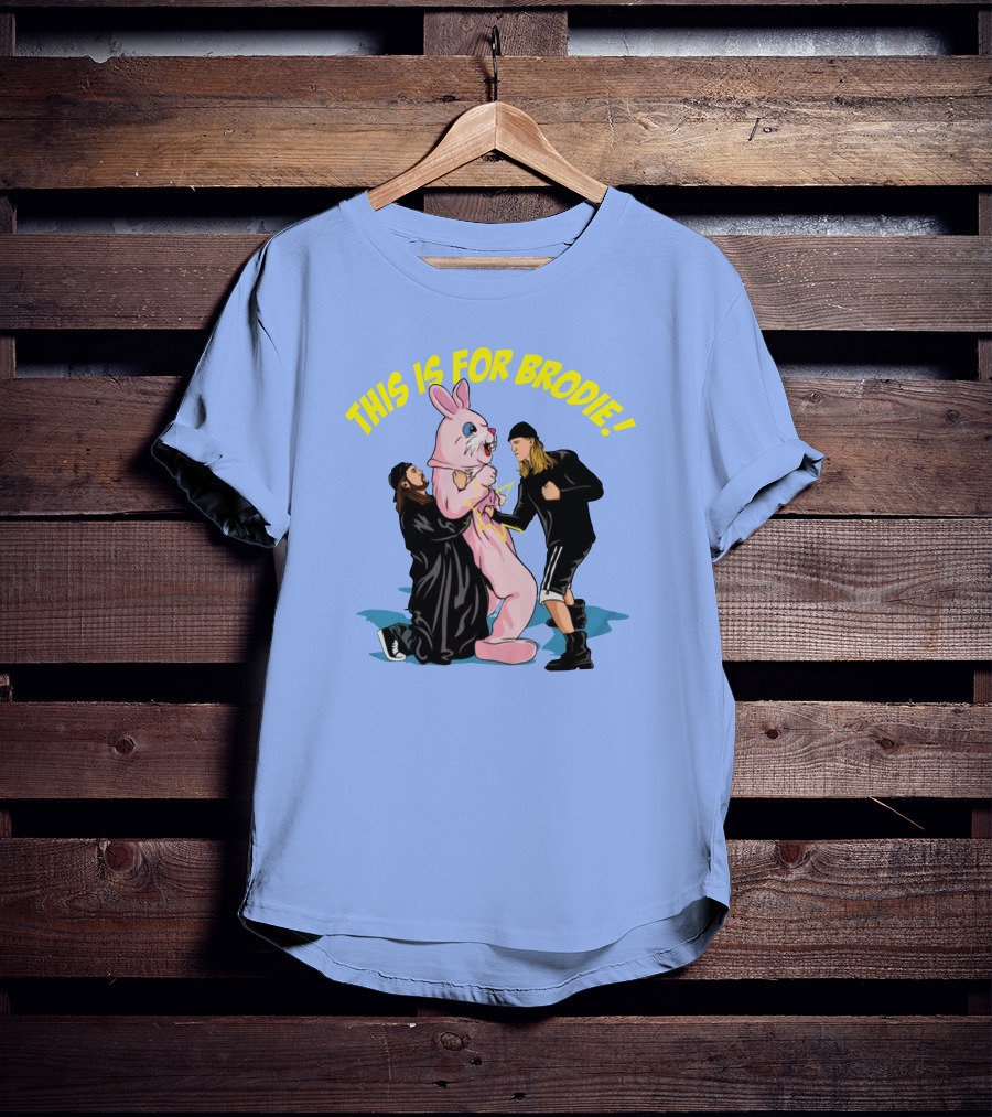 THIS IS FOR BRODIE BUNNY BATTLE T-Shirt